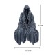 Gothic Nightcrawler Statue Sitting Thriller in Black Robe Decorative Dark Cloak Mysterious Master Ornament Toy for Home Party Christmas