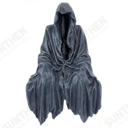 Gothic Nightcrawler Statue Sitting Thriller in Black Robe Decorative Dark Cloak Mysterious Master Ornament Toy for Home Party Christmas Gothic Nightcrawler Statue Sitting Thriller in Black Robe Decorative Dark Cloak Mysterious Master Ornament Toy for Home Party Christmas