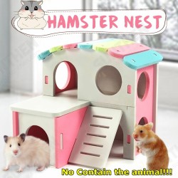 Hamster Golden Bear Bedroom Color Wooden House Big House Hamster Golden Bear Bedroom Color Wooden House Big House