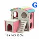 Hamster Golden Bear Bedroom Color Wooden House Big House