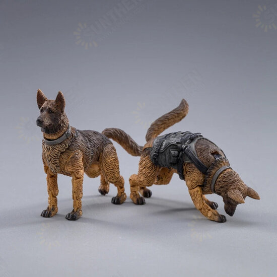 1:18 Mobile Army Dog Military Dog Scale Figure Toy for Collectible Toys