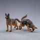 1:18 Mobile Army Dog Military Dog Scale Figure Toy for Collectible Toys