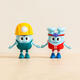 HO084 66*53*80mm Captain Doll Cute Cartoon Action Figure Gift Display