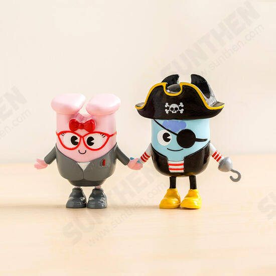 HO087 68*33*76mm Pirate Doll Cute Cartoon Action Figure Gift Display