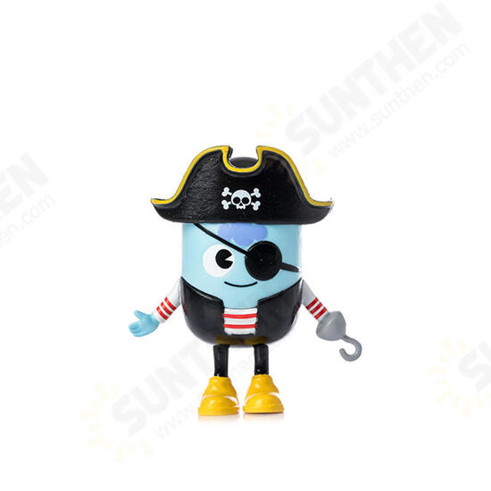 HO087 68*33*76mm Pirate Doll Cute Cartoon Action Figure Gift Display