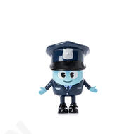 HO094 65*52*80mm Policemen Doll Cute Cartoon Action Figure Gift Display