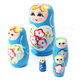 Lovely Russian Nesting Matryoshka 5-Piece Wooden Doll Set