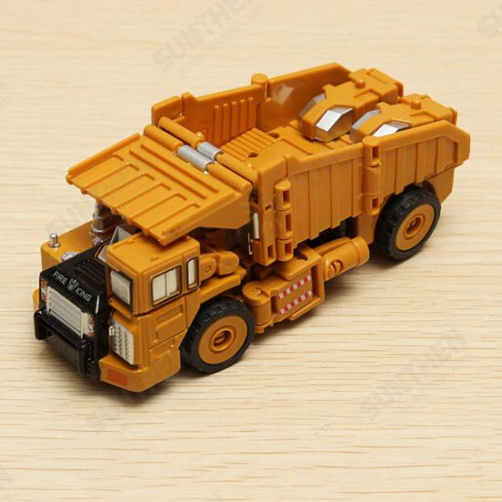 Metal Truck Hercules 5 In 1 Combination Robot Excavator Crane Vehicle Transformable Toys