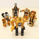 Metal Truck Hercules 5 In 1 Combination Robot Excavator Crane Vehicle Transformable Toys