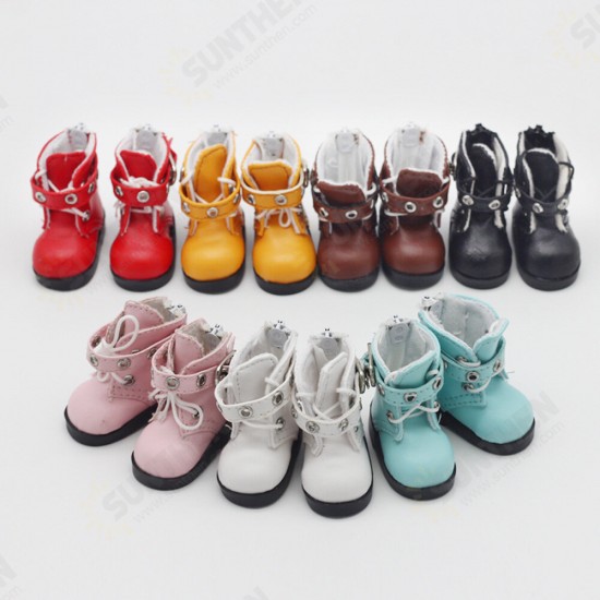 Multi-color 6 Points Bjd Cotton Doll Leather Casual Sports Shoes Doll Toy for 15CM Baby Doll