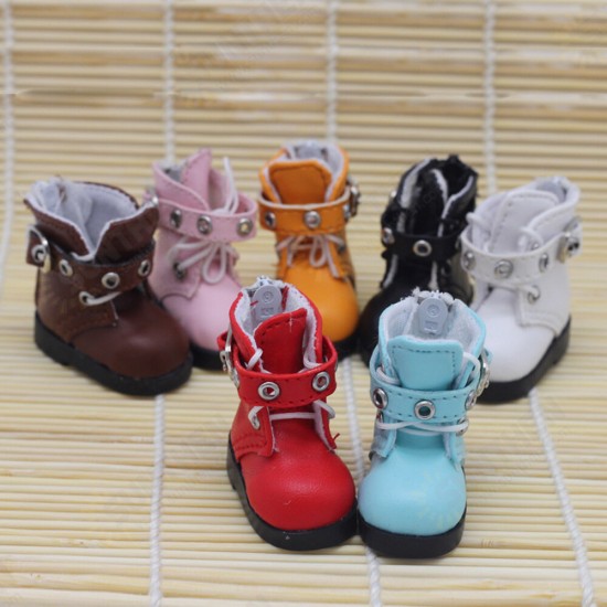 Multi-color 6 Points Bjd Cotton Doll Leather Casual Sports Shoes Doll Toy for 15CM Baby Doll