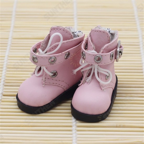 Multi-color 6 Points Bjd Cotton Doll Leather Casual Sports Shoes Doll Toy for 15CM Baby Doll