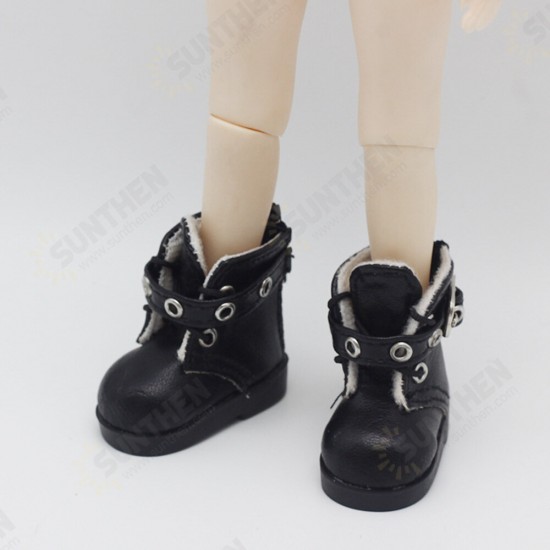 Multi-color 6 Points Bjd Cotton Doll Leather Casual Sports Shoes Doll Toy for 15CM Baby Doll