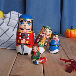 Russian Wooden Nesting Matryoshka Doll Handcraft Decoration Christmas Gifts Russian Wooden Nesting Matryoshka Doll Handcraft Decoration Christmas Gifts