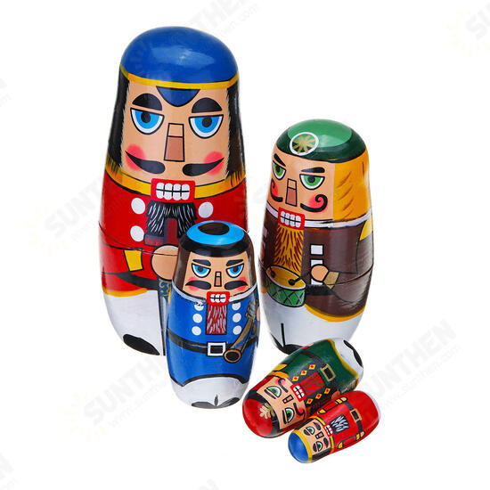 Russian Wooden Nesting Matryoshka Doll Handcraft Decoration Christmas Gifts