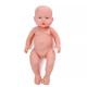 Unpainted Blank Doll Mold Full Silicone Vinyl Reborn Doll Lifelike Take Care Training Figure Baby Doll Toys