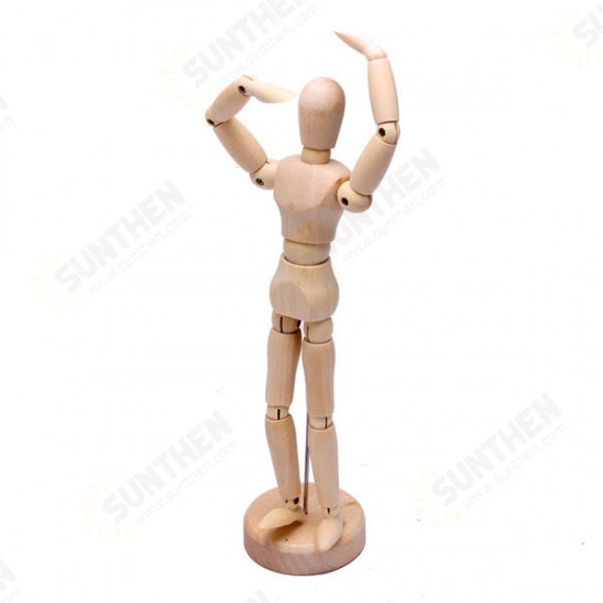 Wooden Jointed Doll Man Figures Model Painting Sketch Cartoon