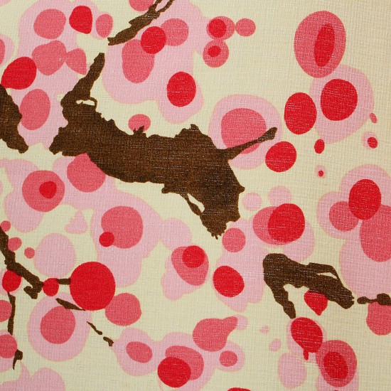 150 x 85cm Romantic Blossom Cherry Sakura and Little Dog Japanese Noren Doorway Curtain
