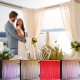 2.4M Colorful Ice Silk Cloth Wedding Party Backdrop Curtains Drapes Background