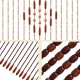 31 Line Wave Handmade Fly Screen Wooden Beads Curtain Wooden Door Curtain Blinds for Porch Bedroom Living Room Divider