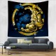 Vintage Bohemian Tarot Sun Pattern Tapestry Living Room Bedroom Wall Hanging Tapestry Art Decorations