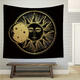 Vintage Bohemian Tarot Sun Pattern Tapestry Living Room Bedroom Wall Hanging Tapestry Art Decorations