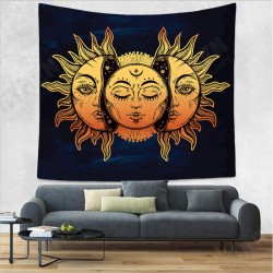 Vintage Bohemian Tarot Sun Pattern Tapestry Living Room Bedroom Wall Hanging Tapestry Art Decorations Vintage Bohemian Tarot Sun Pattern Tapestry Living Room Bedroom Wall Hanging Tapestry Art Decorations