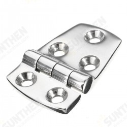 38 x 56mm 316 Stainless Steel Flush Hinges Door Hinge Polished Silver Hardware