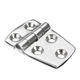 38 x 56mm 316 Stainless Steel Flush Hinges Door Hinge Polished Silver Hardware