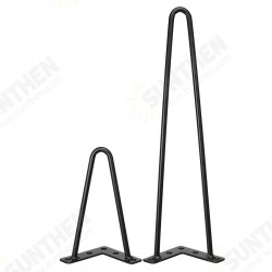 4 Pack Metal Iron Hairpin Table Legs Set Kit Desk Table Furniture Bracket 4 Pack Metal Iron Hairpin Table Legs Set Kit Desk Table Furniture Bracket