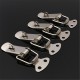 4PCS Case Box Chest Spring Stainless Tone Lock Toggle Latch Catch Clasp