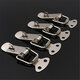 4PCS Case Box Chest Spring Stainless Tone Lock Toggle Latch Catch Clasp