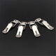 4PCS Case Box Chest Spring Stainless Tone Lock Toggle Latch Catch Clasp