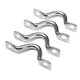 4Pcs/Set 5mm Stainless Steel Top Pad Wire Eye Straps Loop Boat Plate Staple Door Lock