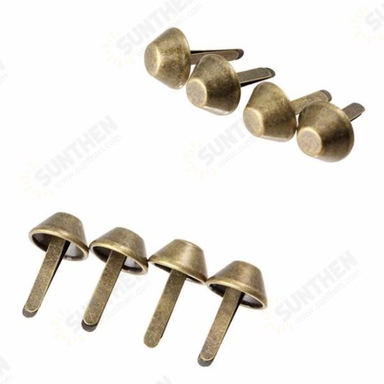 4pcs Antique Buckets Foot Nail Spikes Brads luggage Bag Suitcase Ail Decoration Nail Foot