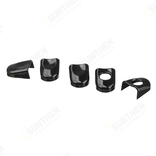 9Pcs Gloss Black ABS Door Handle Covers Set For VW Transporter T5 T6 Caddy Van