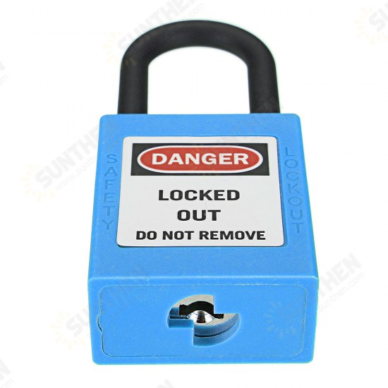 ABS Steel Lock Keyed-Alike Message Padlock Sets Plastic Security Industry Padlock