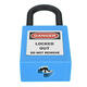 ABS Steel Lock Keyed-Alike Message Padlock Sets Plastic Security Industry Padlock