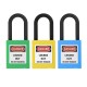 ABS Steel Lock Keyed-Alike Message Padlock Sets Plastic Security Industry Padlock