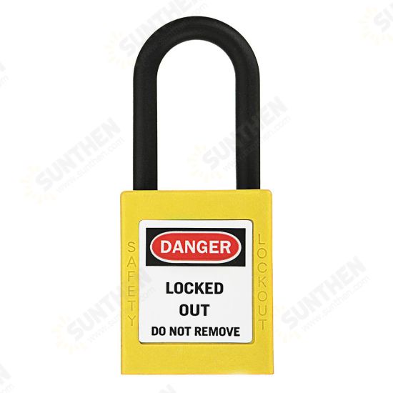 ABS Steel Lock Keyed-Alike Message Padlock Sets Plastic Security Industry Padlock