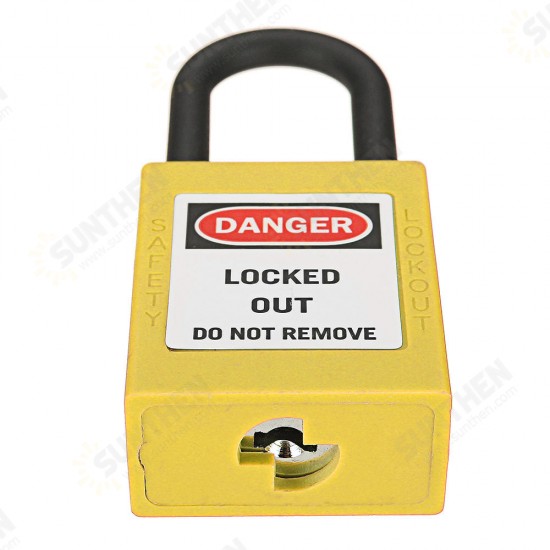 ABS Steel Lock Keyed-Alike Message Padlock Sets Plastic Security Industry Padlock