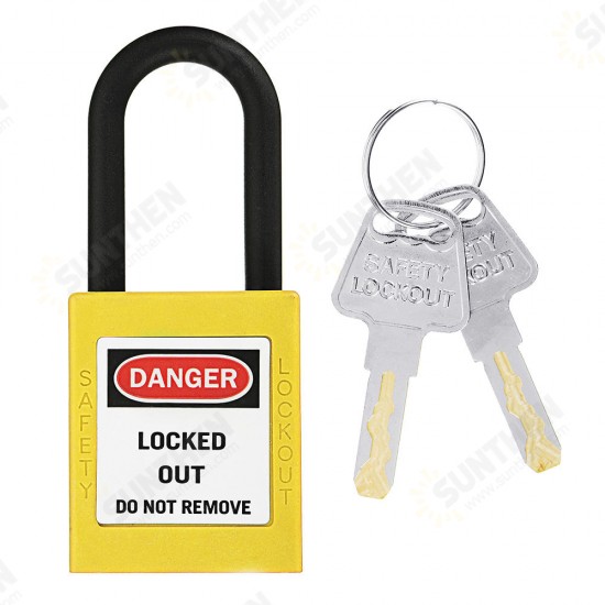 ABS Steel Lock Keyed-Alike Message Padlock Sets Plastic Security Industry Padlock