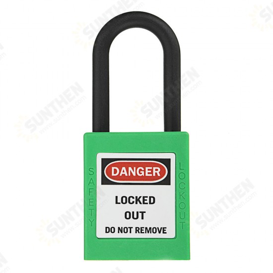 ABS Steel Lock Keyed-Alike Message Padlock Sets Plastic Security Industry Padlock