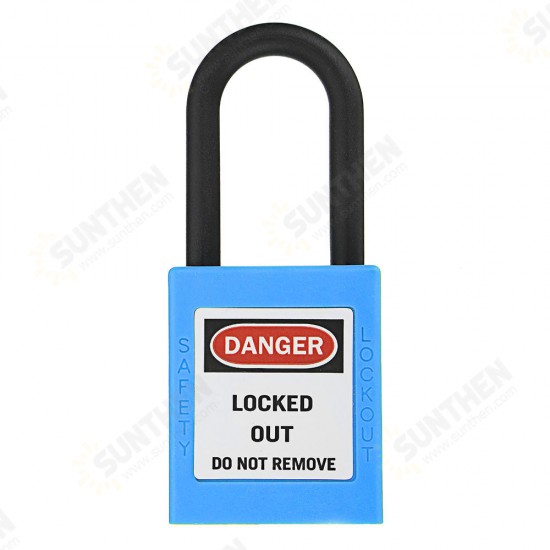 ABS Steel Lock Keyed-Alike Message Padlock Sets Plastic Security Industry Padlock