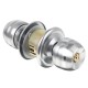 Bedroom Bathroom Door Round Lever Handle Knobs Locks Stainless Steel