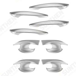 Chrome Handle Protective Cover Door Handle Outer Bowls Trim For Mazda CX-30 2020