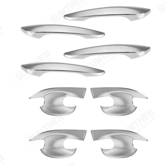 Chrome Handle Protective Cover Door Handle Outer Bowls Trim For Mazda CX-30 2020