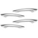 Chrome Handle Protective Cover Door Handle Outer Bowls Trim For Mazda CX-30 2020