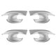 Chrome Handle Protective Cover Door Handle Outer Bowls Trim For Mazda CX-30 2020