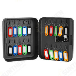 Combination Lock Metal Key Storage Cabinet Wall-Mounted Lockable Safe Box Combination Lock Metal Key Storage Cabinet Wall-Mounted Lockable Safe Box